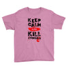 Keep Calm And Kill Zombies Youth Tee