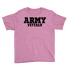 army veteran black logo Youth Tee