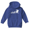 alien evolution   mens funny Youth Hoodie