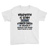 halloween is scary but stomach cancer is deadly spread the word lep sa Youth Tee