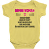 Gemini Woman Baby Onesie