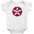 the clash red star logo t shirt mens white new official Baby Onesie