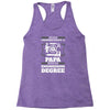 Never Underestimate A Papa With An Engineer Degree Racerback Tank