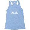 due in september Racerback Tank