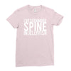 i've seen more spine in jellyfish Ladies Fitted T-Shirt