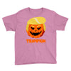 trumpkin funny donald trump pumpkin Youth Tee