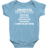 Smartass November Girl Baby Onesie
