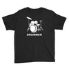 drummer drum kit indie rock music Youth Tee