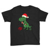 christmas dinosaur Youth Tee
