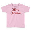 merry christmas red glitter Toddler T-shirt