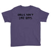 girls dont like boys Youth Tee