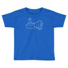 funny rude fingers ideal birthday gift or present Toddler T-shirt