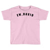 ew david Toddler T-shirt