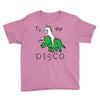 To The Disco (Unicorn Riding Triceratops) Youth Tee