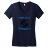 Pop Pop is my Name Fishing Is My Game Women's V-Neck T-Shirt