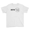 save the manual transmissions black (stick shift) Youth Tee