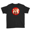 route 66 sign distressed, ideal birthday gift or present Youth Tee