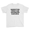 Naruto Hinata Sasuke Sakura T-Shirt Youth Tee
