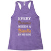 Every Brownie Needs A Blondie By His Side Racerback Tank
