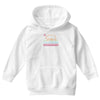 neon sign california republic flag bear Youth Hoodie