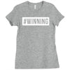 #winning printed Ladies Fitted T-Shirt