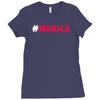 #murica Ladies Fitted T-Shirt