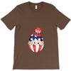 4th of July Peeking Baby Inside Egg T-Shirt