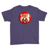 route 66 sign distressed, ideal birthday gift or present Youth Tee