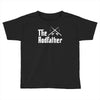 the rodfather   mens funny fishing Toddler T-shirt