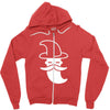 minimal wizard Zipper Hoodie