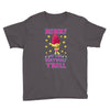 birthday troll mommy Youth Tee
