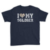 i love my soldier hunter camouflage Youth Tee