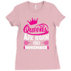 Queens Are Born in November Ladies Fitted T-Shirt