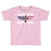 stand for the flag kneel for the cross Toddler T-shirt