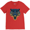 tiger fire V-Neck Tee