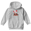 happy halloween clown Youth Hoodie