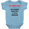 September Girls Baby Onesie