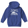all aboard hot mess express train Youth Hoodie