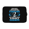 Fishing Gramps Laptop cover