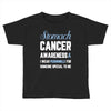 stomach cancer awaneress i wear periwinkle for someone special to me Toddler T-shirt