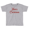 merry christmas red glitter Toddler T-shirt