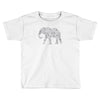 elephant filled pattern cool Toddler T-shirt