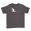 unicorn scooting on the floor Youth Tee