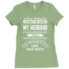 Dear Husband, Love, Your Favorite Ladies Fitted T-Shirt