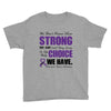 we don't know how strong we are until being strong is the only choice Youth Tee