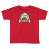cute pug dog Toddler T-shirt