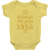 kings are born in 1956 Baby Onesie