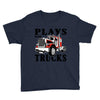 plays with trucks family matching Youth Tee