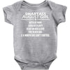 Smartass August Girl Baby Onesie