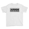 armin van buuren black logo Youth Tee